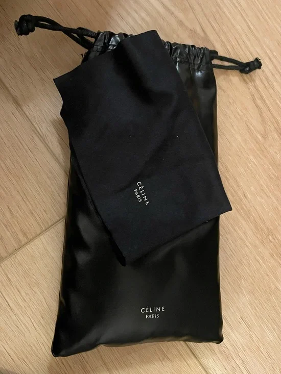 Celine Black and Gold Sunglasses - Picture 10 of 11